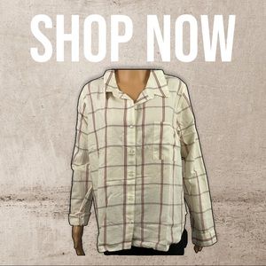 Plaid Long Sleeve Cotton Button Up Shirt
B…